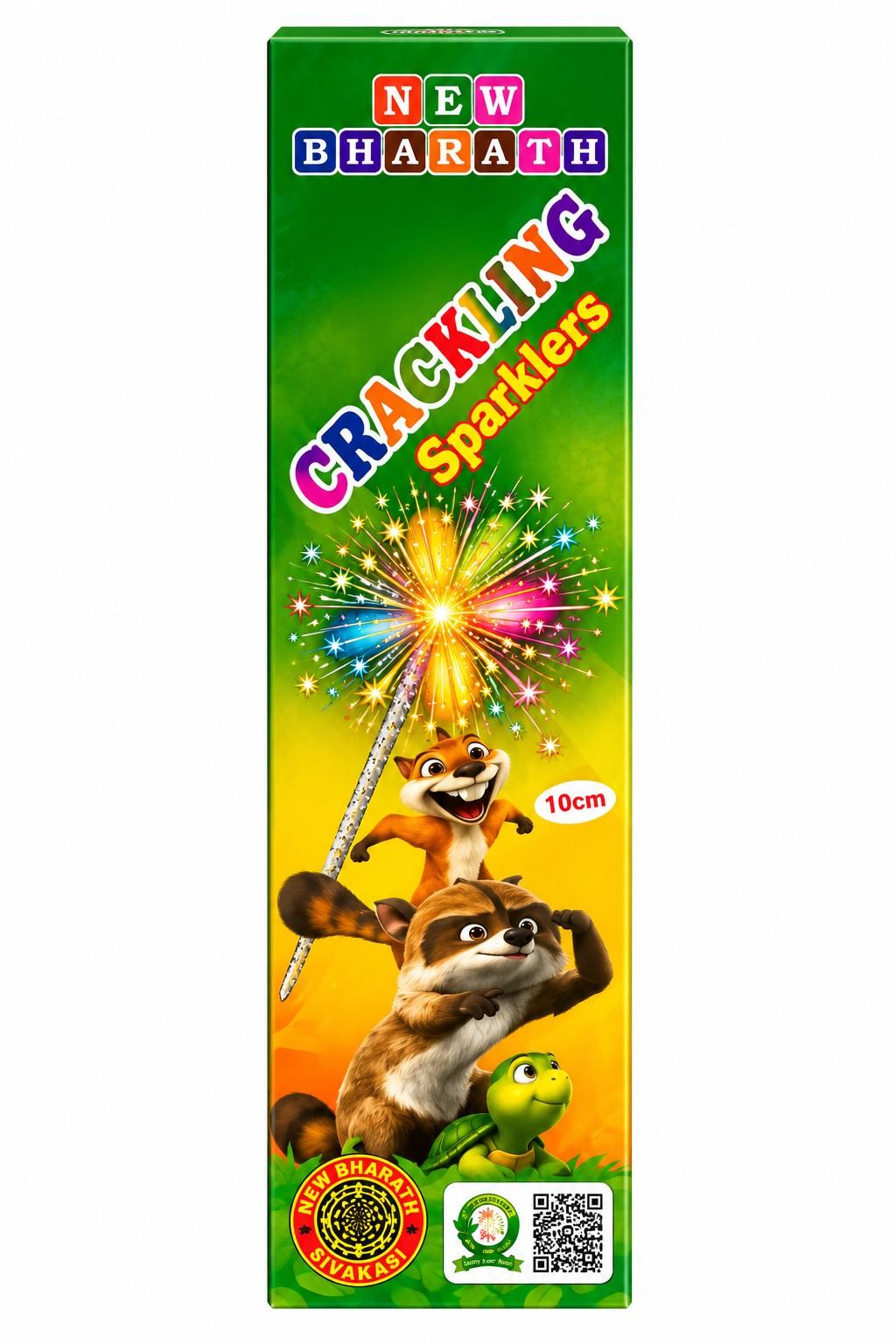 10CM CRACKILNG SPARKLERS (10 Pcs)