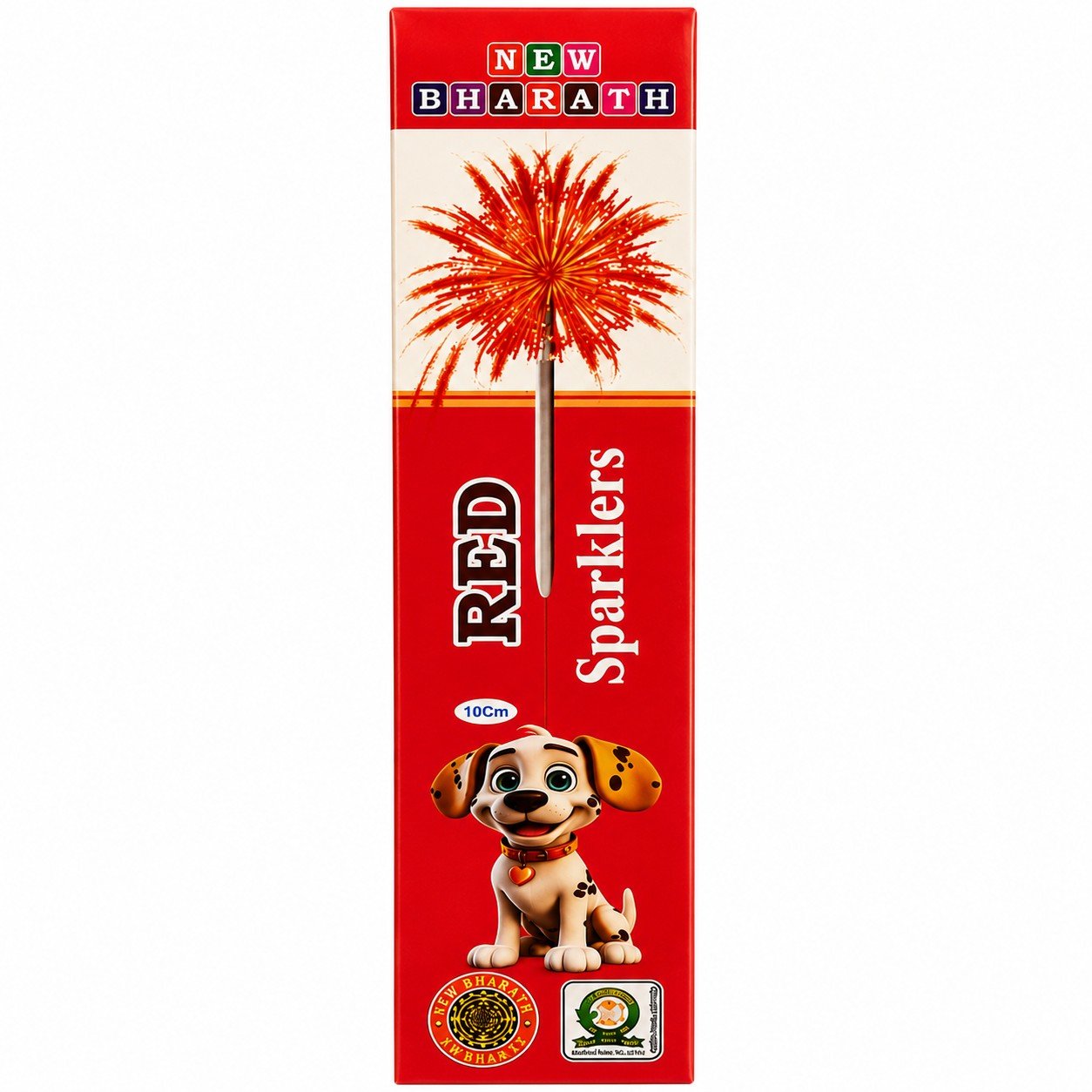 10CM RED SPARKLERS (10 Pcs)