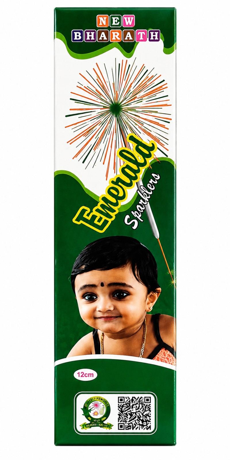 12CM EMERALD SPARKLERS (10 Pcs)