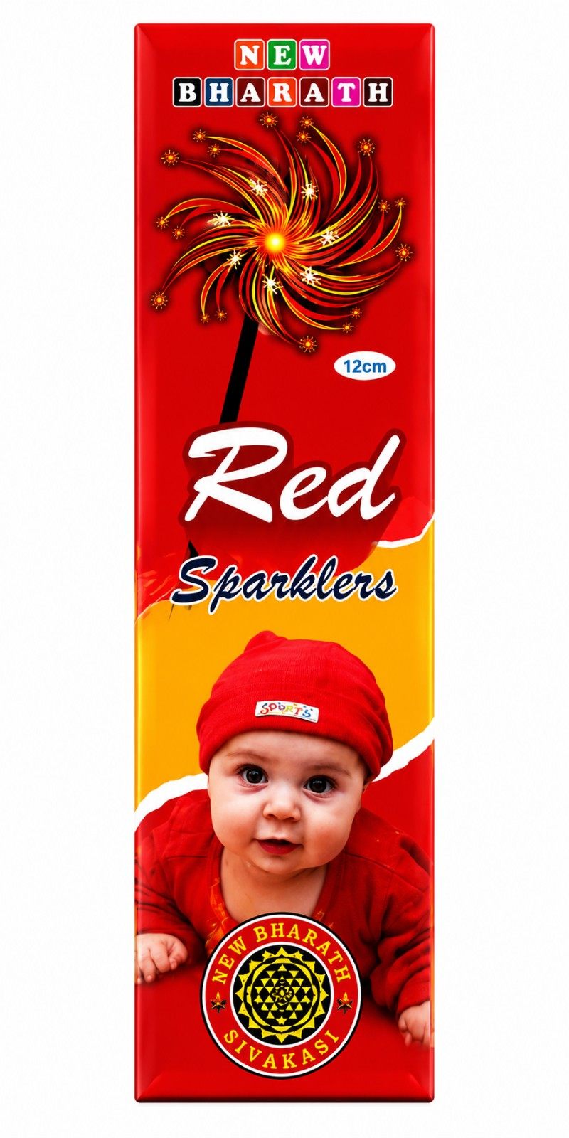 12CM RED SPARKLERS (10 Pcs)