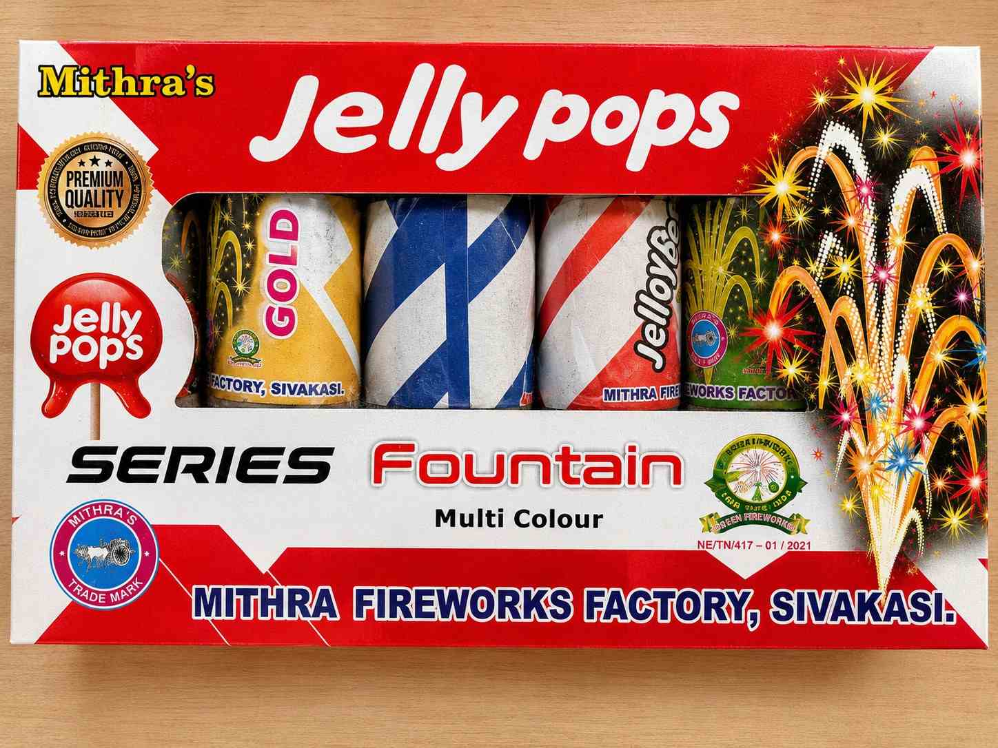 3" JELLY POPS FOUNTAIN