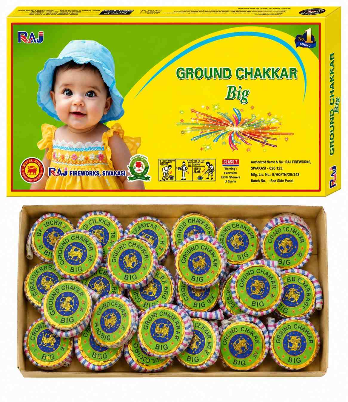 GROUND CHAKKAR BIG (25 Pcs)