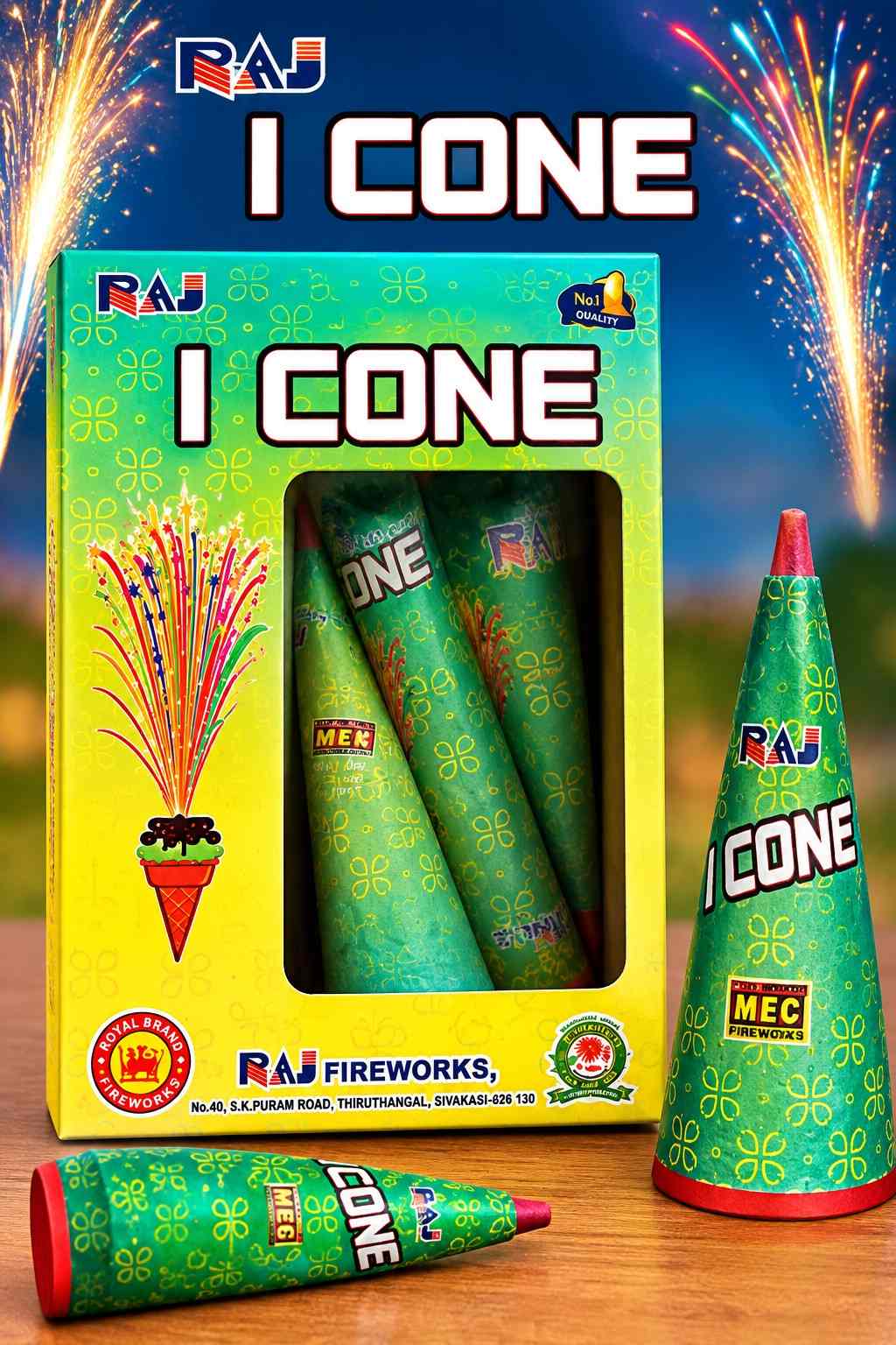 I CONE SHOWER (2 Pcs)