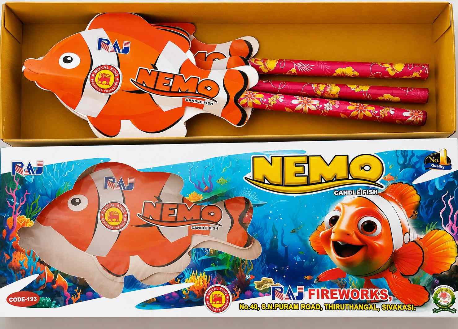 NEMO CANDLE FISH
